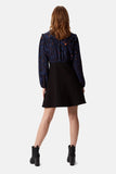 Traffic People Navy & Black Short Dress