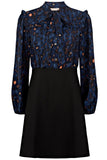 Traffic People Navy & Black Short Dress