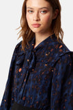 Traffic People Navy & Black Short Dress