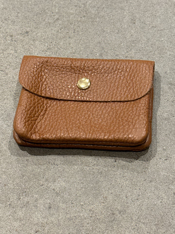 Tan Leather Coin Purse