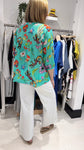 Milano Green Print Blouse
