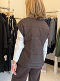 Naya Brown Padded Gilet