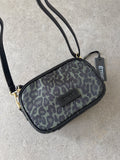 ETRE Khaki Black Animal Small Cross Body Bag