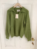 Frnch Olive Green Sweater Top