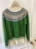 Pretty Vacant Green Fairisle Sweater