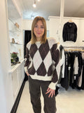 Milano Brown Print Jumper