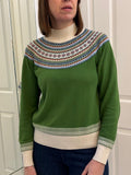 Pretty Vacant Green Fairisle Sweater