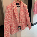 Bariloche Pink Cream Letter Jacket