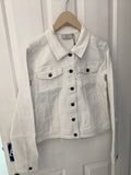 KAFFE White Denim Jacket