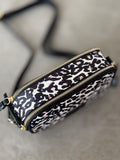ETRE Cream Black Animal Small Cross Body Bag