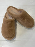 Macarena Beige Fur Mule Slipper