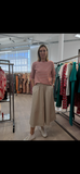 Milano Beige/Cream Skirt