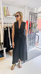 Mama B Black Cotton Sleeveless Luna Jumpsuit