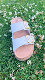 Yokono White Platform Slider