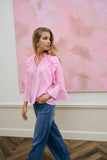 Kaffe pink blouse