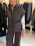 Naya Brown Padded Gilet