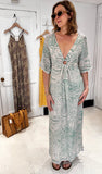 NKN Green Print  Dress