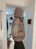 Milano Brown & Beige Padded Coat