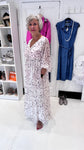Brave & True Daylight Taupe Spot Dress