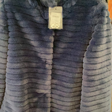 Bariloche Navy Fur Coat