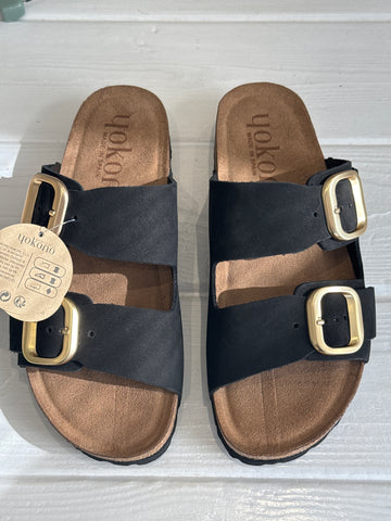 Yokono Jerba Sandal Black Slider