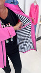 Alison Sheri Pink Waterproof Jacket