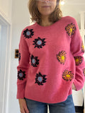 Leo & Ugo Pink Sun Jumper