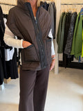 Naya Brown Padded Gilet