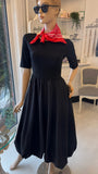 Kaffe Black Puff Dress