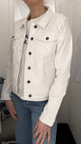 KAFFE White Denim Jacket