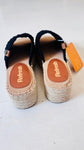 Refresh Black Crochet Wedge