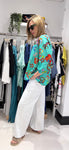 Milano Green Print Blouse