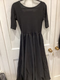 Kaffe Black Puff Dress