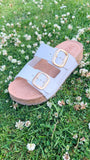 Yokono White Platform Slider