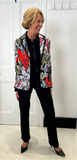 Dolcezza Multi Coloured Heart Print Jacket