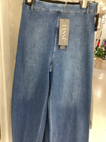 Lysse Mid Wash Wide Leg Jean