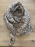 MSH Brown Leopard scarf