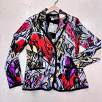 Dolcezza Multi Coloured Heart Print Jacket