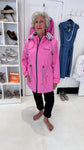 Alison Sheri Pink Waterproof Jacket