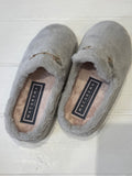 Macarena Grey Fluffy Mule Slipper