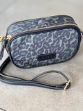 ETRE Khaki Black Animal Small Cross Body Bag