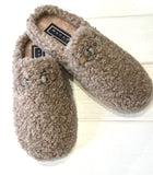Macarena Taupe Dimante Mule Slipper