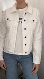 KAFFE White Denim Jacket