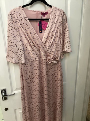 Bariloche Pink & Navy Spot Dress