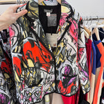 Dolcezza Multi Coloured Heart Print Jacket