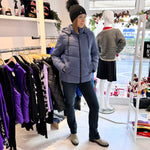 Kaffe Lilac Blue Padded Coat