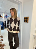 Milano Brown Print Jumper