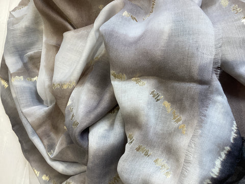 MSH Brown Gold scarf