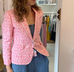 Bariloche Pink Cream Letter Jacket