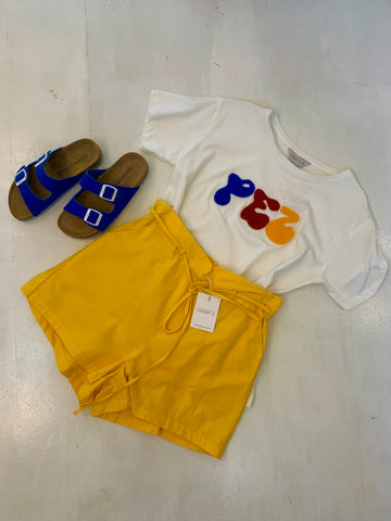 Compania Yellow Shorts